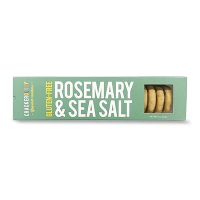 Crackerology Gluten-free Rosemary &amp; Sea Salt Gourmet Crackers &amp; Cookies - Perfect for Charcuterie Boards &amp; Party Platters, For Hosting Special Events &amp; Get Togethers, 20-24 Count, Single Pack