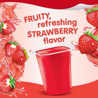 Super Snack Pack Strawberry Juicy Gels, 6 Count, 8 Pack