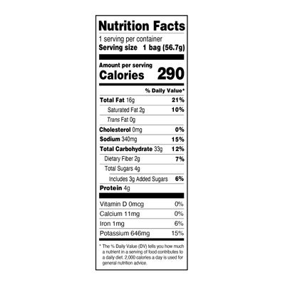 Dirty Kettle Potato Chips, Funky Fusion, 2 oz. Bag, 25 Count -Gluten Free, Skins On, Crunchy Chips, Great for Lunches or Snacking on the Go