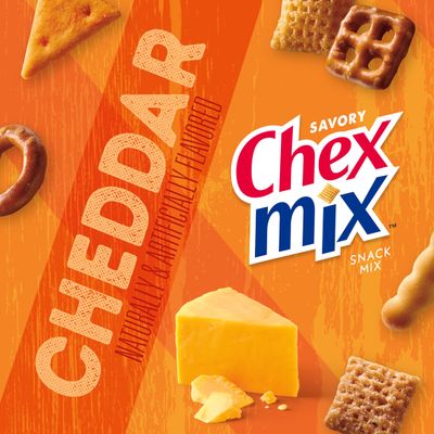 Chex Mix Cheddar Savory Snack Mix, 8 oz