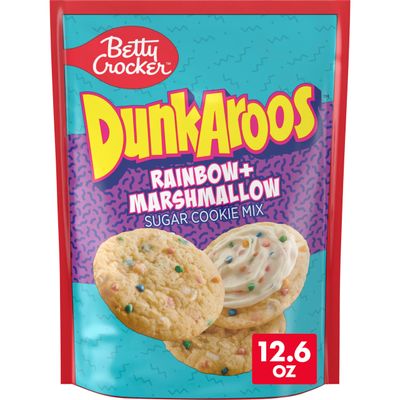 Betty Crocker Dunkaroos Sugar Cookie Mix, Rainbow  Marshmallow, 12.6 oz