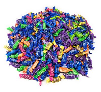 Tootsie Roll Fruit Chews American Holiday Candy Fruity Favorites Party Mix Bag Soft And Chewy Taffy Midgees Individually Wrapped Assorted Flavor Variety 8 Lbs (128 oz) - Made In USA