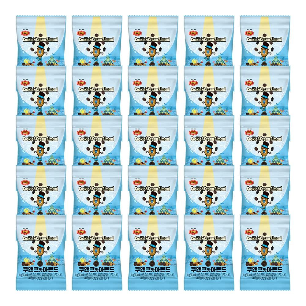 Almonds_10g Mania_variety (COOKIES &amp; CREAM(25EA))