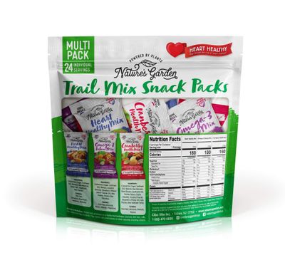 Nature's Garden Healthy Trail Mix Snack Pack - 28.8 oz (Pack of 3)