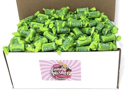 SECRET CANDY SHOP Tootsie Fruit Chews Candy in Box, 2lb (Individually Wrapped) (Lime)