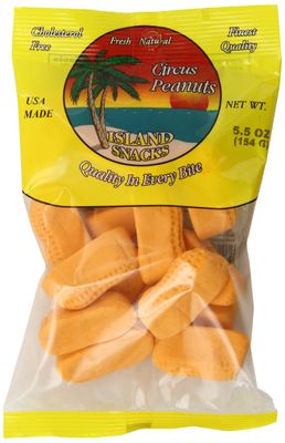 Island Snacks Circus Peanuts, 5.5-Ounce (Pack Of 6)