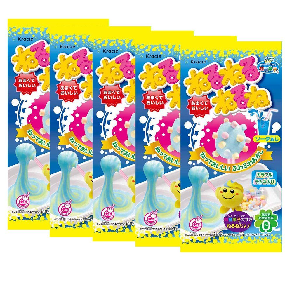 Nerunerunerune Soda Taste 5pcs Popin&#39; Cookin&#39; Japanese DIY Gummy Candy Children Snack Food Ninjapo