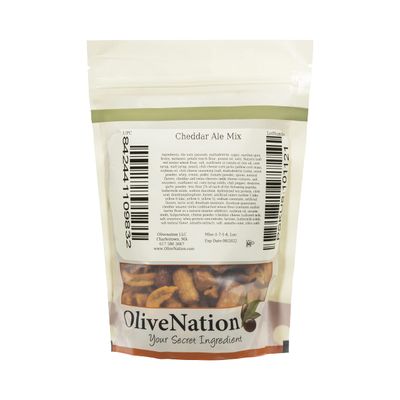 OliveNation Cheddar Ale Pub Mix, Sweet, Salty, Cheesy, Nutty Snack Blend - 32 ounces