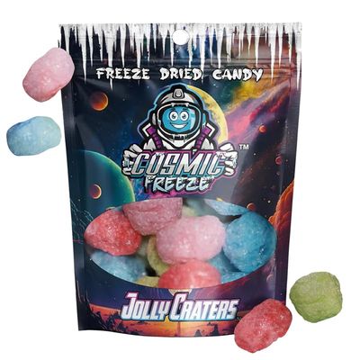 Cosmic Freeze Jolly Craters Freeze Dried Candy, Crunchy Freeze Dry Candy for Mix-In Snacks Candy Freeze Dried, Gluten-Free, Made in USA, 1.0 Oz