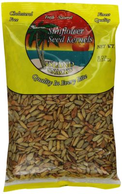 Island Snacks Sunflower Seeds Kernels, 8-Ounce (Pack Of 6)