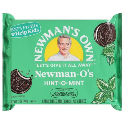 Newman&#39;s Own Organics Cookie O Mint Creme, 13 oz