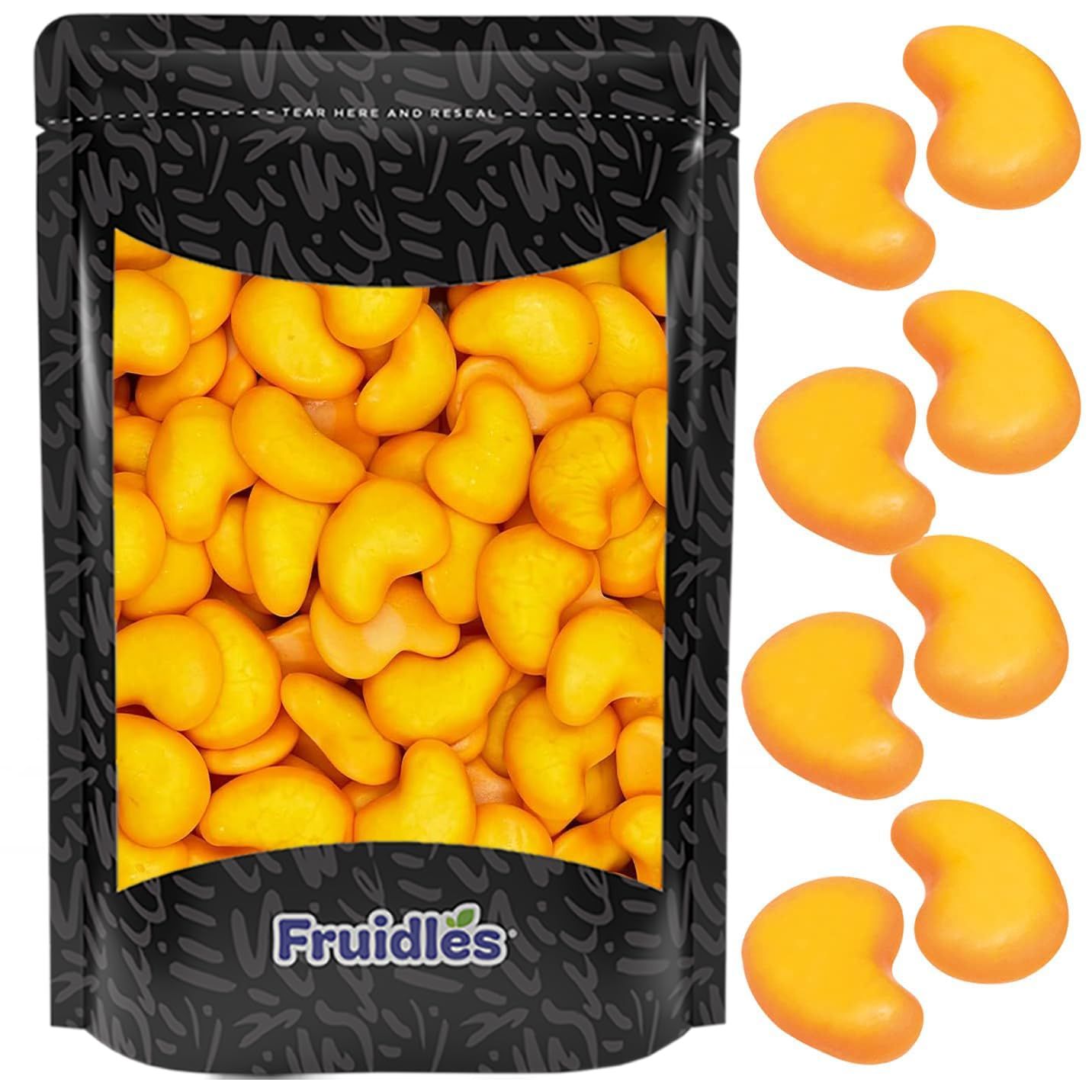 Fruidles Gummi Filled Spicy Mangos Gummy Candy, Delicious Fruit Flavors Gummies (4.4 Pounds)