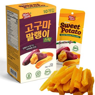 Dried Sweet potato Korean Snacks (10 Packs) Glueten Free Pre Workout Healthy Foods, Diet FoodsNatrural 100% Snacks for Golf, Travel and Wild ActivityUnsweetened ÃªÂ³Â ÃªÂµÂ¬Ã«Â§Ë† Ã«Â§ÂÃ«Å¾Â­Ã¬ÂÂ´