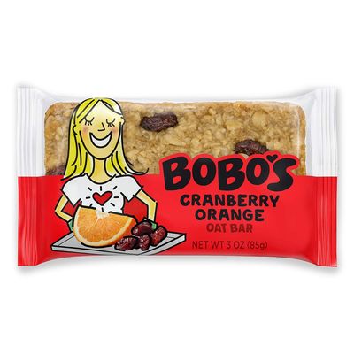 Bobo&#39;s Oat Bars, Cranberry Orange, 3 oz Bar (12 Pack), Gluten Free Whole Grain Snack and Breakfast Bar