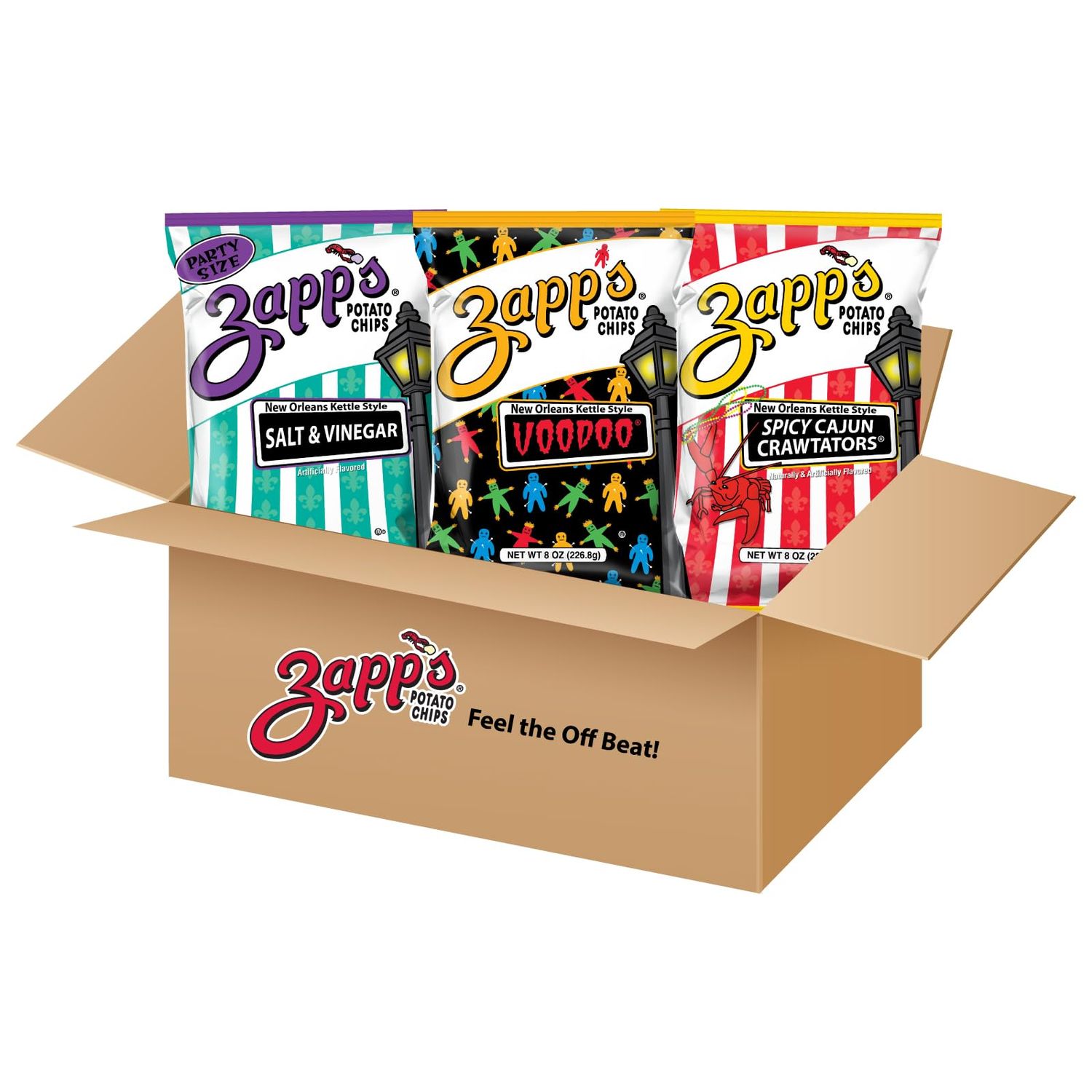 Zapp&#39;s Custom Kettle Potato Chip 3 Bag Bundle