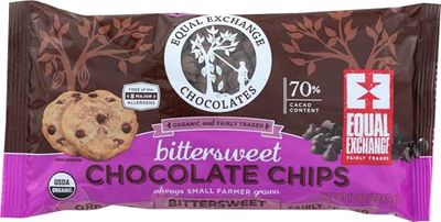 Equal Exchange Organic Bittersweet Chocolate Chips, 10 Ounce