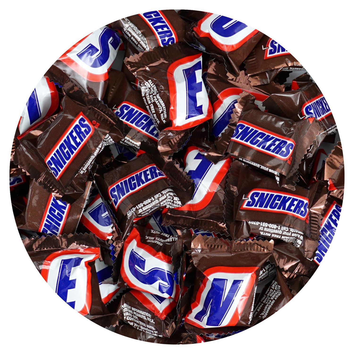 SnickersMinis, 2 Pound Bulk Bag, Individually Wrapped Candy