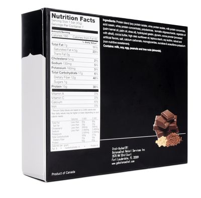 BalanceDiet | Protein Bar | 15g of Protein | Low Carb | 7 Bar Box (Chocolate Crisp)
