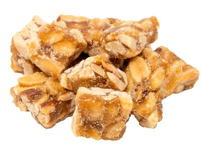 Old Fashioned Peanut Squares by Nuts to You | Peanut Crunch with Delightful Crunch &amp; All Natural Ingredients | Peanut Candy Sweet Snack Honey Taste (1 Pound)