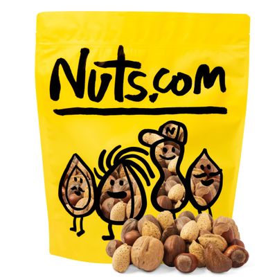 Nuts.com - Mixed Nuts in Shell - 5 Lb Bag, Healthy Snack Sampler, Includes Premium Walnuts, Almonds, Hazelnuts, Pecans &amp; Brazil Nuts - Good Source of Protein, Fiber &amp; Omega-3