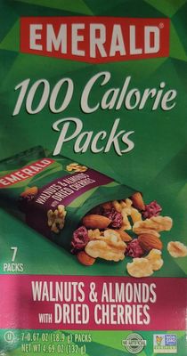 Emerald 100 Calorie Pack Nuts, Natural Walnuts and Almonds