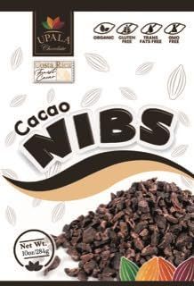 UPALA Organic Cacao Nibs, 100% Criollo Cacao, Gluten-Free Superfood with Antioxidants, Iron, Potassium &amp; Magnesium, Perfect for Breakfast, Snacks, and Smoothies