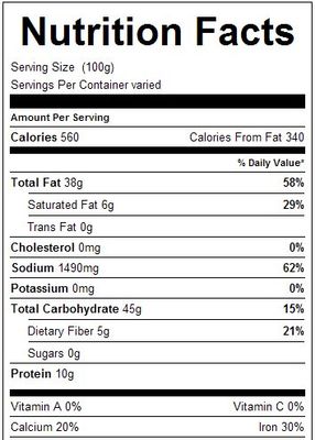 SweetGourmet Narrow Salted Sesame Sticks | 2 Pounds
