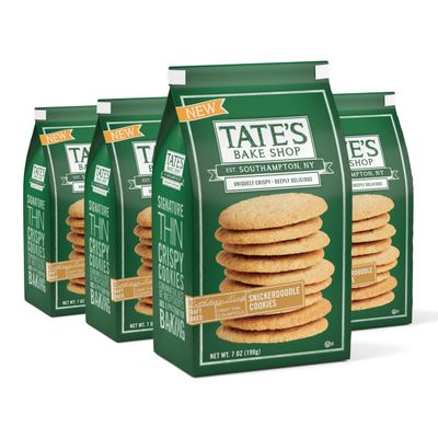 Tate&#39;s Bake Shop Snickerdoodle Cookies, 4-7 oz Bags