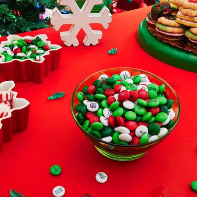 M&amp;MS Christmas Bulk Candy, 5 Pounds, Holiday Color &amp; Designs for Christmas Snacks &amp; Treats, Candy Dish, and Holiday Parties
