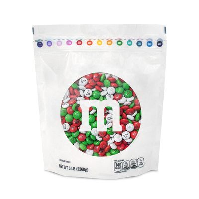 M&amp;MS Christmas Bulk Candy, 5 Pounds, Holiday Color &amp; Designs for Christmas Snacks &amp; Treats, Candy Dish, and Holiday Parties