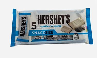 Hersey&#39;s Cookies N Creme Snack Size Bars 1 Pk of 5, 2.25 Oz