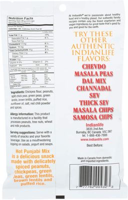 Indianlife Mix Snack Punjabi Hot, 7 Oz