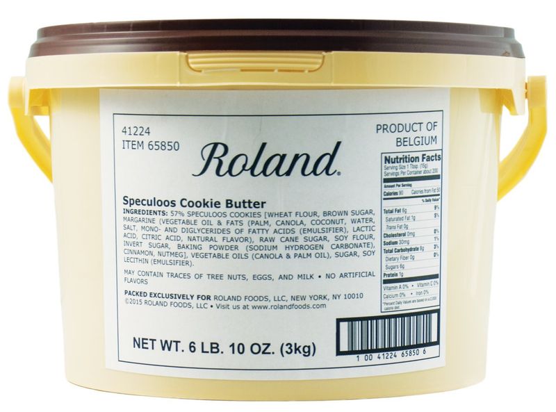 Roland Foods Speculoos Cookie Butter, 6 Pound 10oz