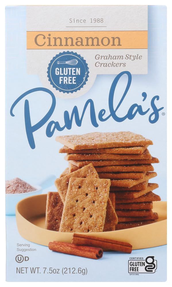 Pamela&#39;s Products Gluten-Free Graham Crackers Cinnamon -- 7.5 oz (Pack of 6)