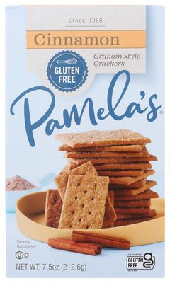 Pamela&#39;s Products Gluten-Free Graham Crackers Cinnamon -- 7.5 oz (Pack of 6)