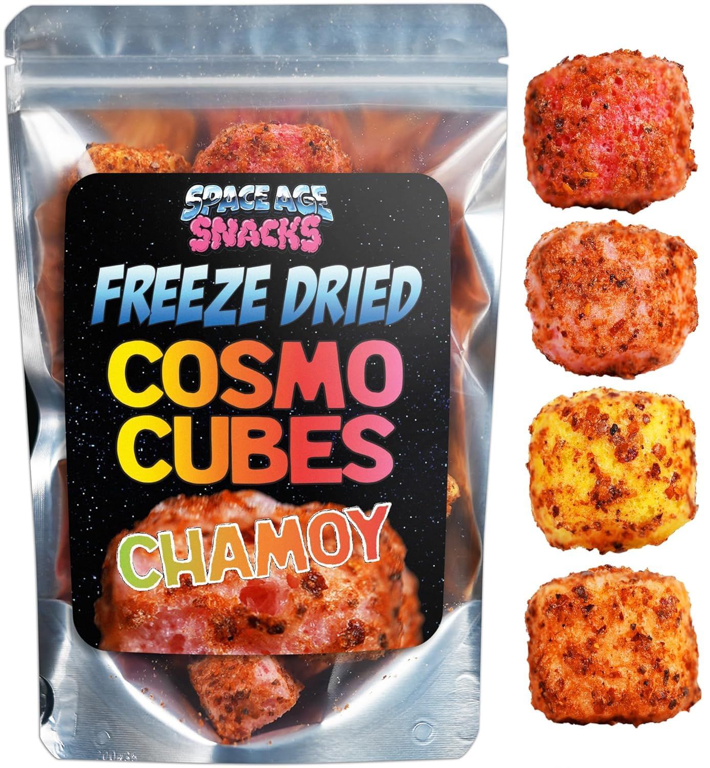 Freeze Dried Cosmo Cubes - Premium Freeze Dried Candy Shipped in a Box for Extra Protection - Space Age Snacks Freeze Dried Cosmo Cubes Freeze Dry Candy for All Ages Dry Freeze Candy (5 Ounce)