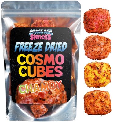 Freeze Dried Cosmo Cubes - Premium Freeze Dried Candy Shipped in a Box for Extra Protection - Space Age Snacks Freeze Dried Cosmo Cubes Freeze Dry Candy for All Ages Dry Freeze Candy (5 Ounce)