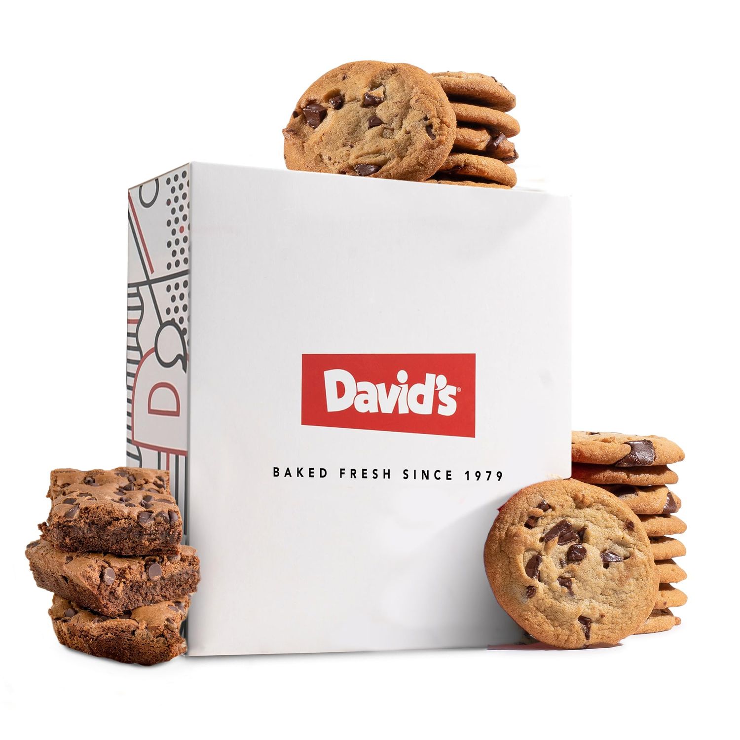 David&#39;s Cookies Gluten-Free Chocolate Chip Cookies and Brownies - Gourmet Bakery Desserts Ideal for a Delightful Food Gift for Family and Friends