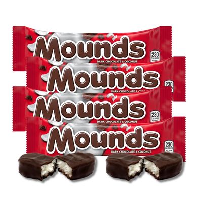 Classic Full Size Candy &amp; Candy Bar Gift Packs By Lyza&#39;s Sweets &amp; Treats (Pack of 4, Mounds)