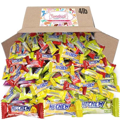 Hi Chew Candy Bulk 4lb Pack - Candy Variety Pack - Japanese Snacks with Four Delicious Flavors - Hi Chews Candy Bulk For The Perfect Party - Ideal Gummy Candy For Friends and Family