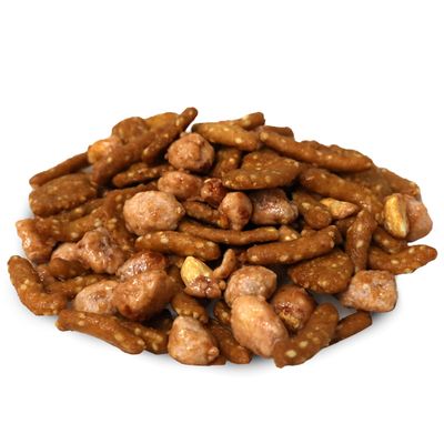 Anna and Sarah Mix Party Honey Roasted Sesame Stick, Honey Roasted Sesame Chips and Peanut Toffee Mix in Resealable Bag 2 lbs