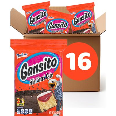(Restock) Marinela Gansito Chocolatey Filled Snack Cake, 16 individual twin packs, (2 ct each), Strawberry, Chocolate and CrÃƒÂ¨me Snack Cakes, 56.48 oz Multipack