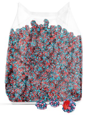 NerdsBulk Gummy Cluster Very Berry Large Pack - 2 Pounds Big Bag Family Size Berry Gummies Candy Clusters For School Snacks, Parties &amp; Candy Buffet