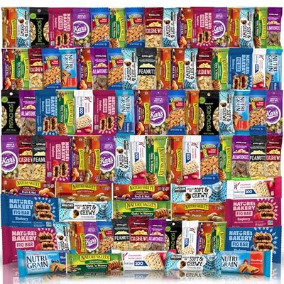 Snacks Gift Variety Basket for Adults (101 Count) Snacks Gift Variety Package Gift Arrangement Perfect for Men, Women, Adults, Military, Office, School, Work, Employee Appreciation - Gift Basket
