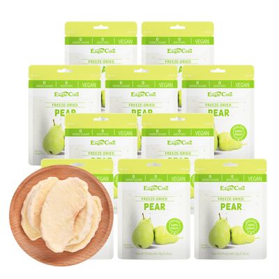 Eagle-Coin Fruit Snacks, Freeze Dried Fruit Variety Pack Apple Pear, Healthy, Vegan, No Sugar Added Mega Variety Pack of 10 (0.35 oz Each)