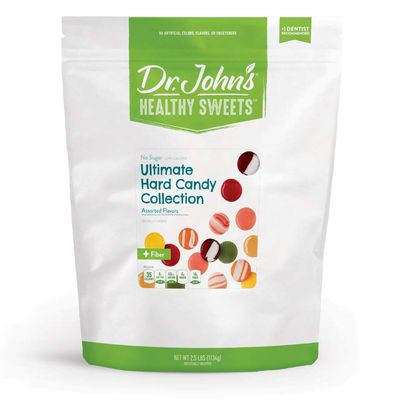 Dr. Johns Sugar Free Candy, Healthy Hard Candy with Zero Sugar, Low Calorie Snacks, Keto Friendly, Vegan, Gluten Free, Ultimate Collection, 252 Count, 2.5 LB