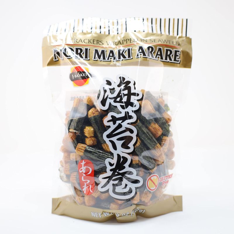 JFC - Nori Maki Arare (rice crackers wrapped in seaweed) 5 Oz (Pack of 4)