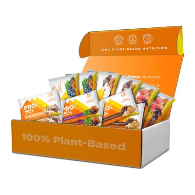PROBAR - MEAL Bar Fan Favorites Variety Pack (6 Flavor), Natural Energy, Non-GMO, Gluten-Free, Plant-Based Whole-Food Ingredients (12 Count)