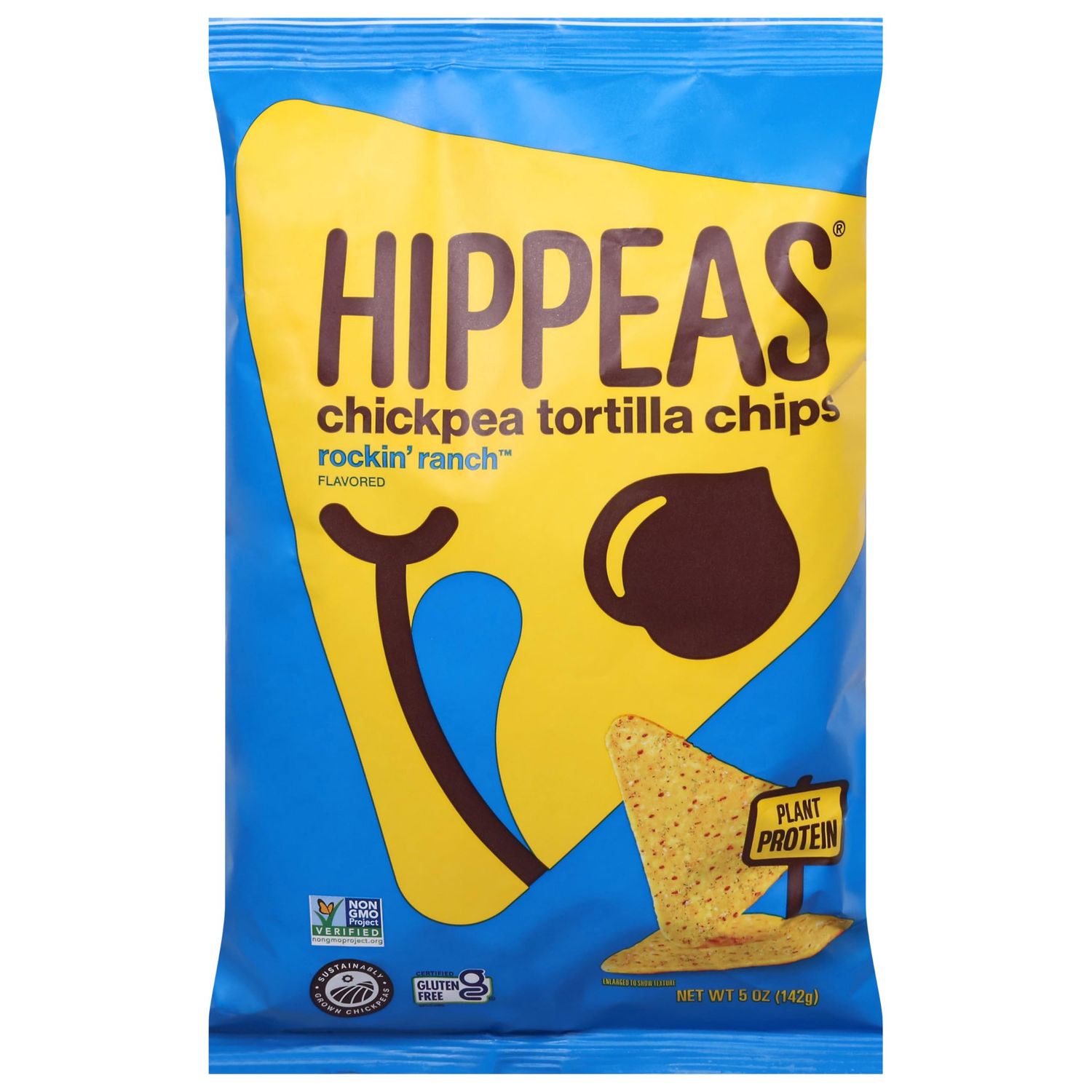 HIPPEAS Rockin Ranch Chickpea Tortilla Chips, 5 OZ