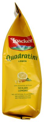 Loacker Quadratini Lemon Wafers 8.82 oz each (1 Item Per Order)